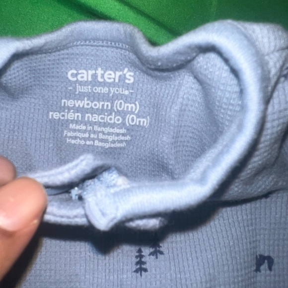 Carter's Blue Footie size Newborn - Picture 3 of 3